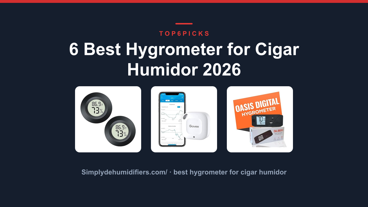 6 Best Hygrometer for Cigar Humidor 2026