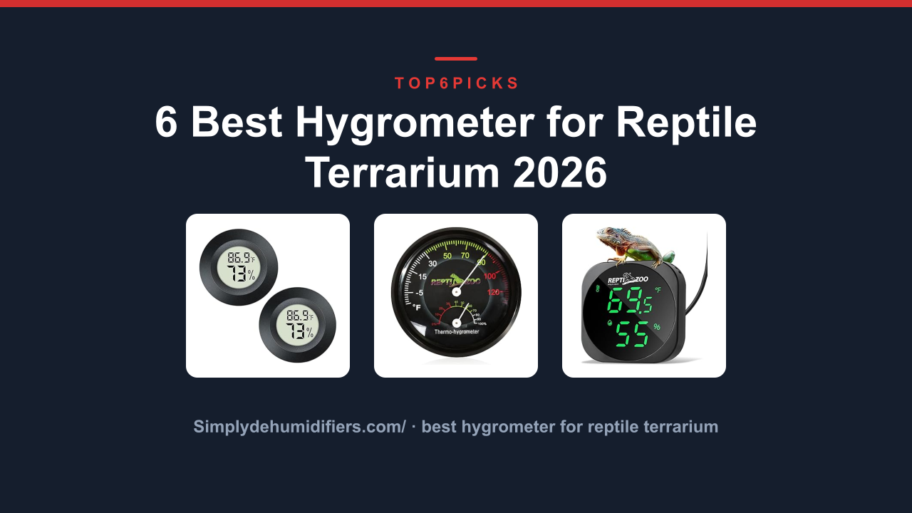 6 Best Hygrometer for Reptile Terrarium 2026