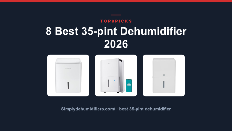 8 Best 35-pint Dehumidifier 2026