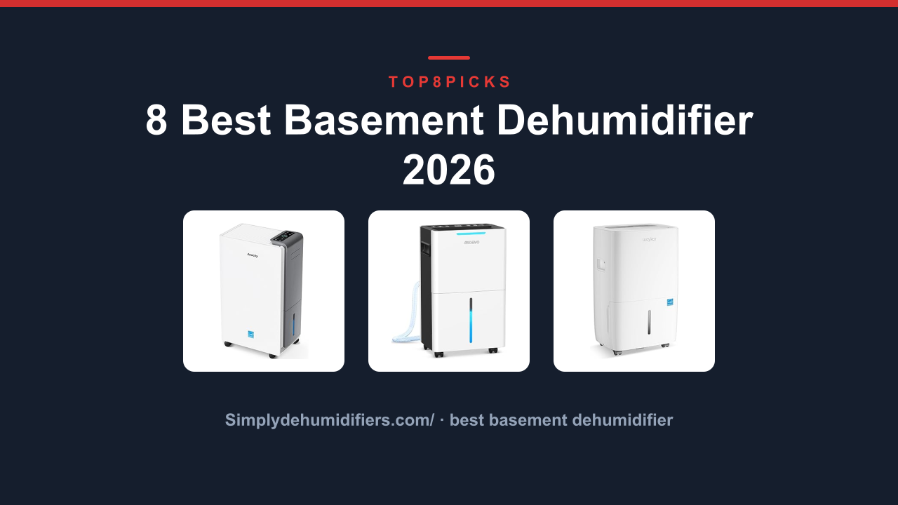 8 Best Basement Dehumidifier 2026