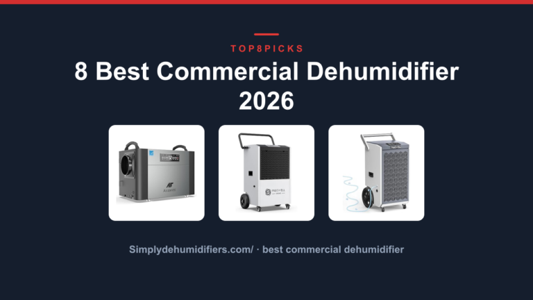 8 Best Commercial Dehumidifier 2026