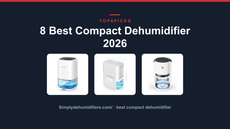 8 Best Compact Dehumidifier 2026