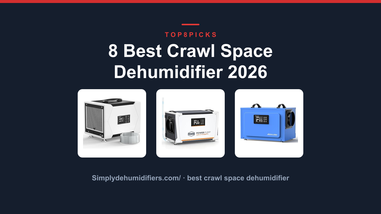 8 Best Crawl Space Dehumidifier 2026