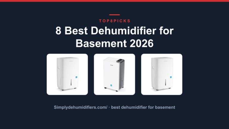 8 Best Dehumidifier for Basement 2026