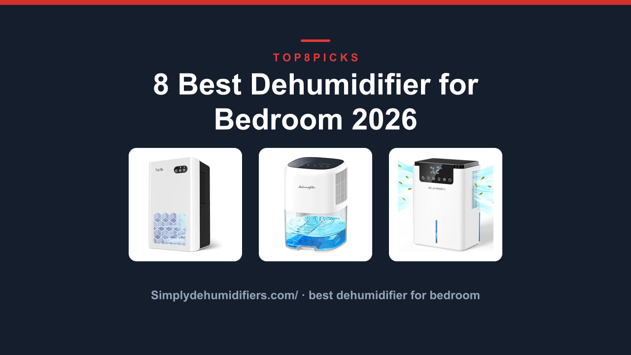 8 Best Dehumidifier for Bedroom 2026
