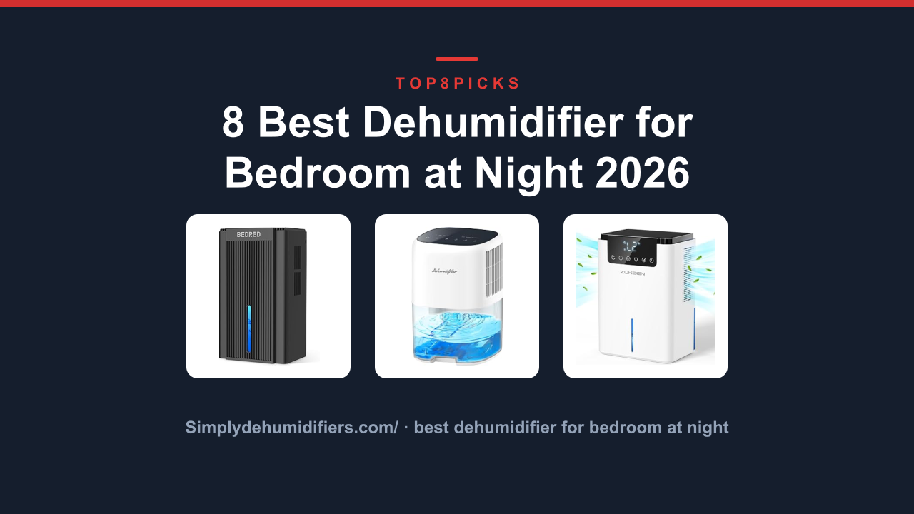 8 Best Dehumidifier for Bedroom at Night 2026