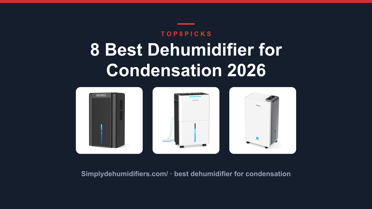 8 Best Dehumidifier for Condensation 2026