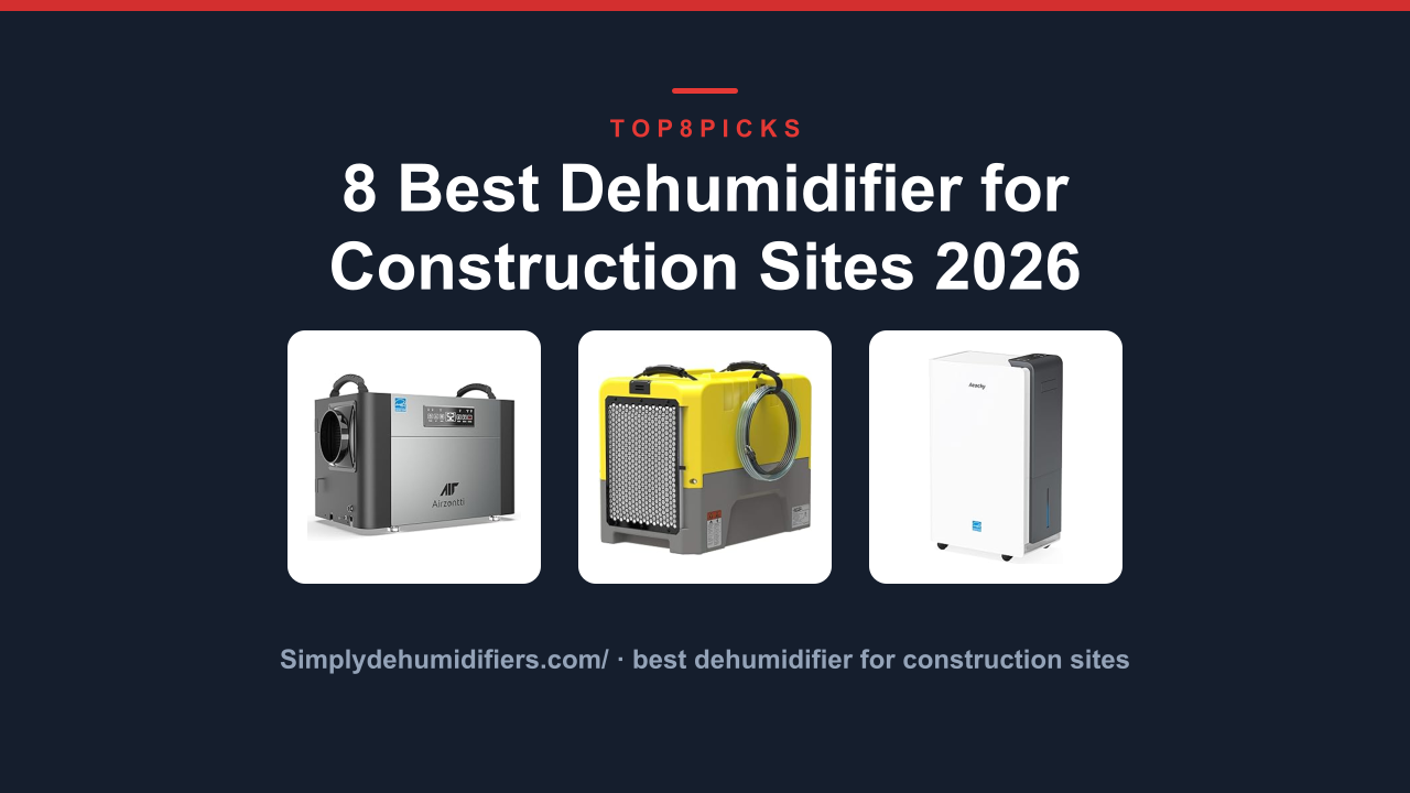 8 Best Dehumidifier for Construction Sites 2026