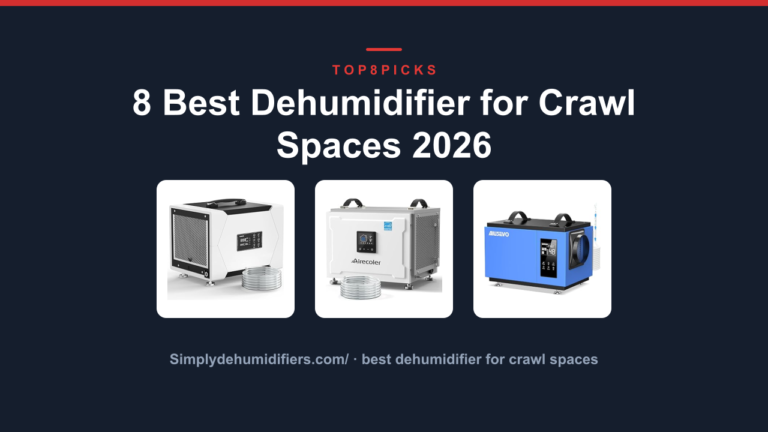 8 Best Dehumidifier for Crawl Spaces 2026