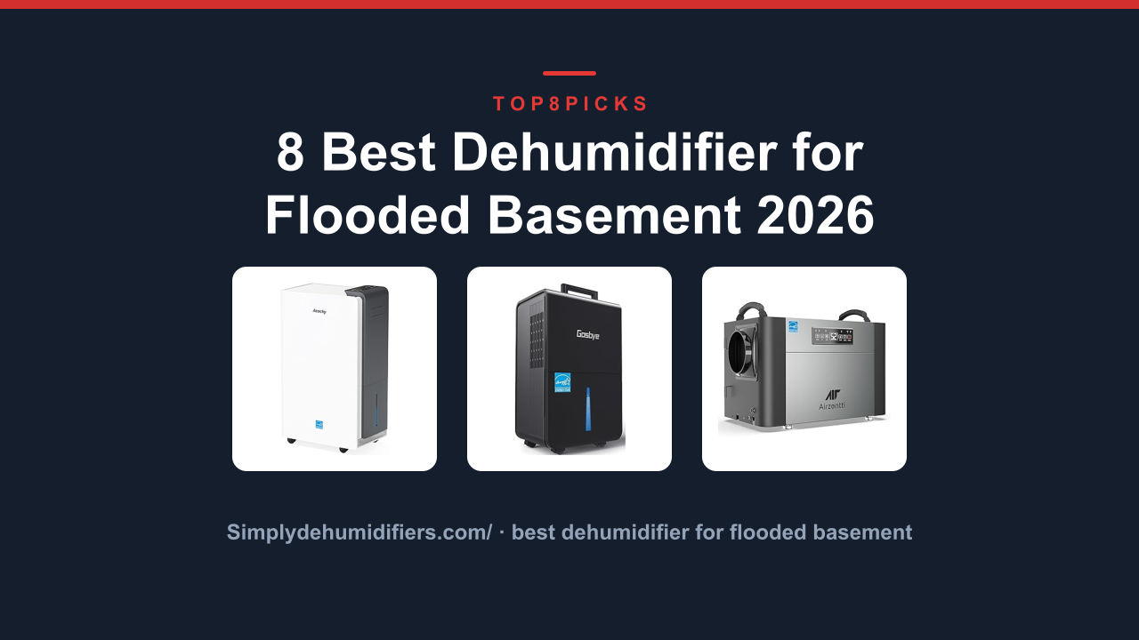 8 Best Dehumidifier for Flooded Basement 2026