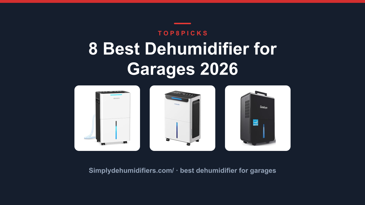 8 Best Dehumidifier for Garages 2026