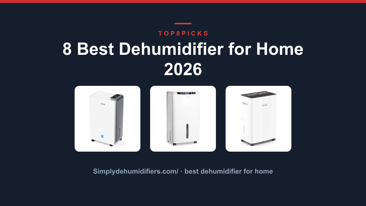 8 Best Dehumidifier for Home 2026