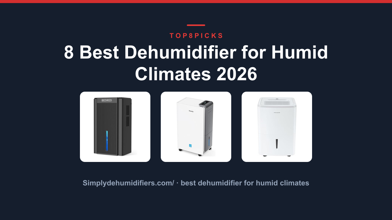 8 Best Dehumidifier for Humid Climates 2026