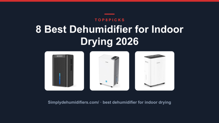 8 Best Dehumidifier for Indoor Drying 2026