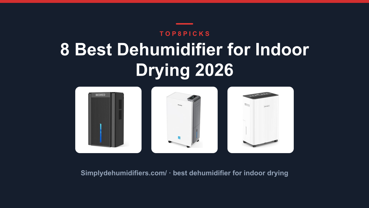 8 Best Dehumidifier for Indoor Drying 2026