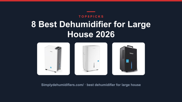 8 Best Dehumidifier for Large House 2026