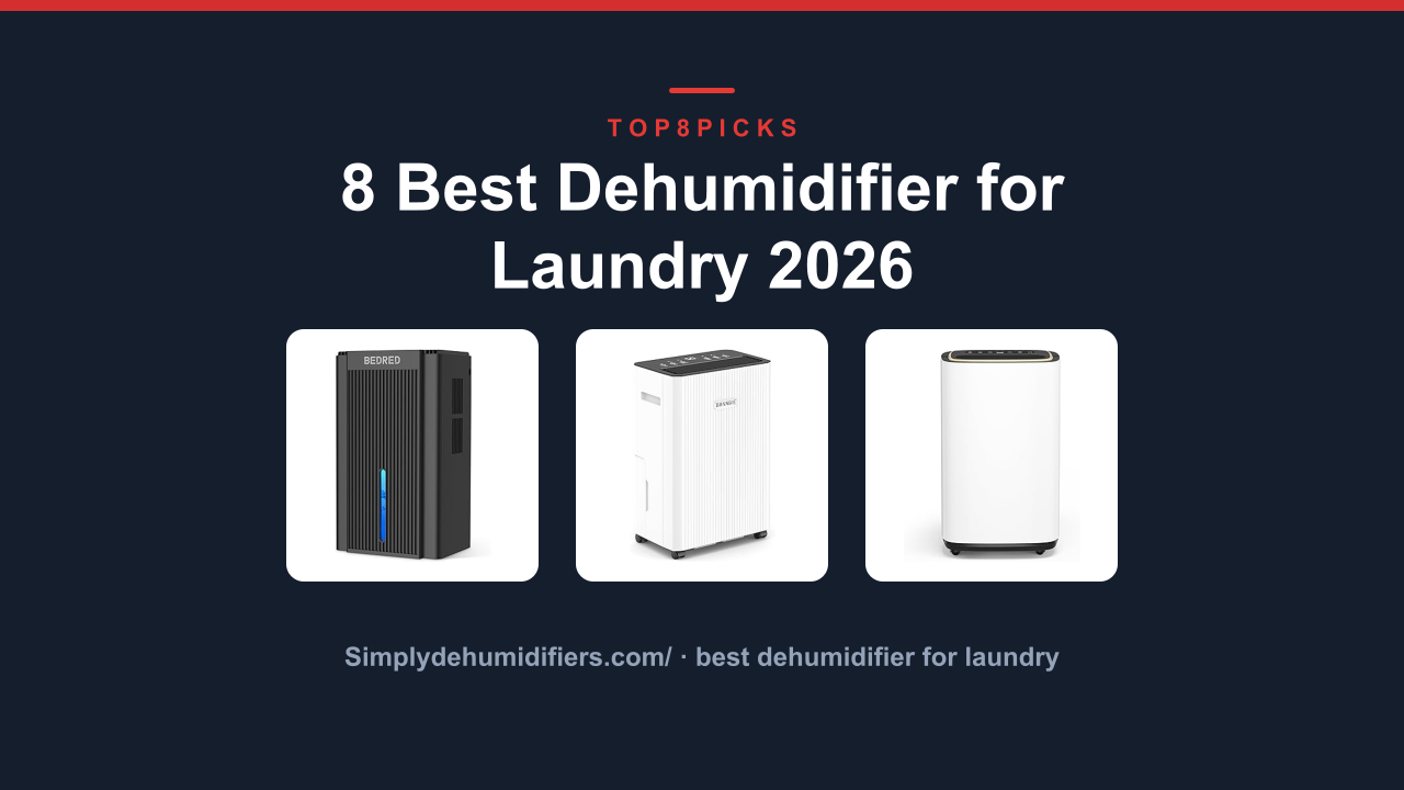 8 Best Dehumidifier for Laundry 2026