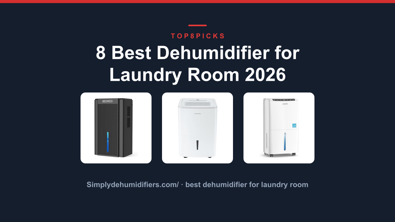 8 Best Dehumidifier for Laundry Room 2026