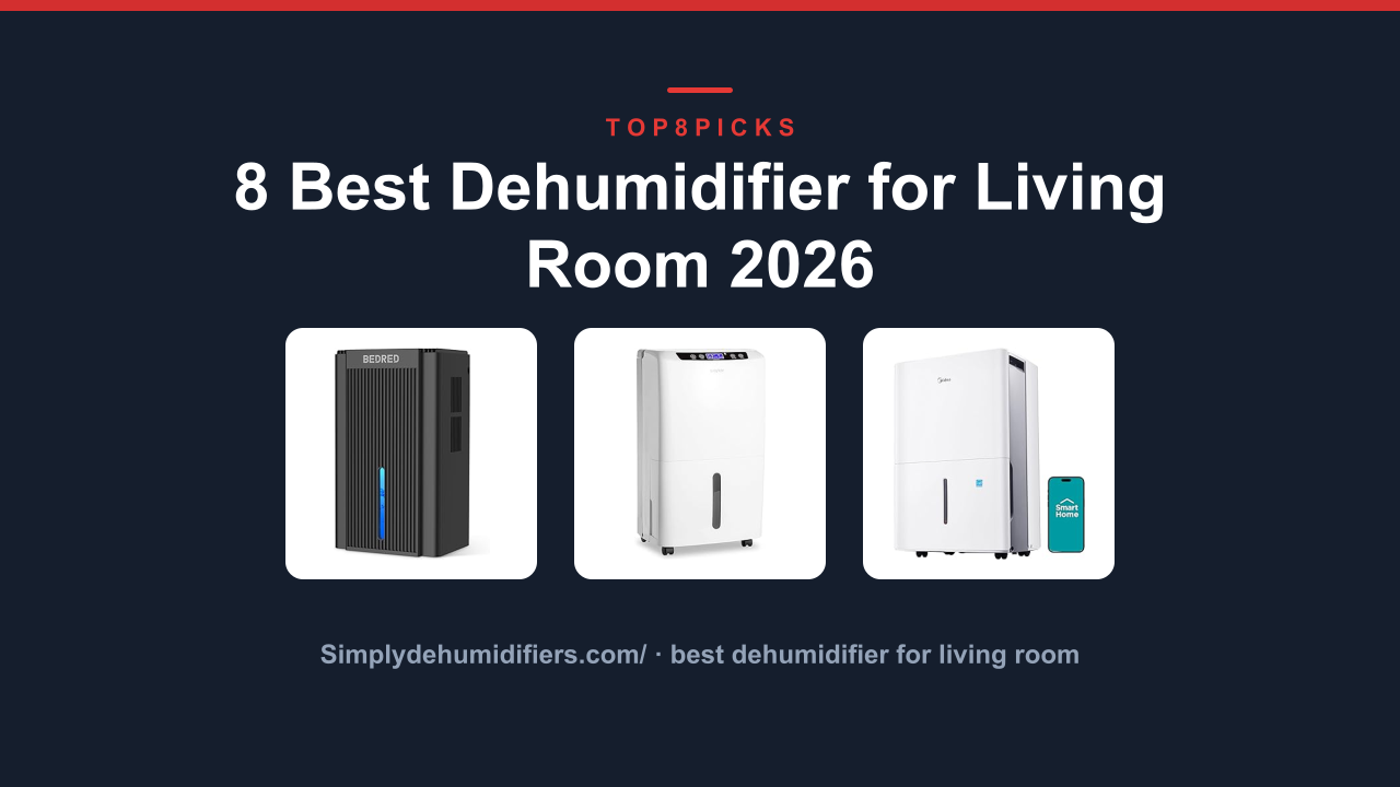 8 Best Dehumidifier for Living Room 2026