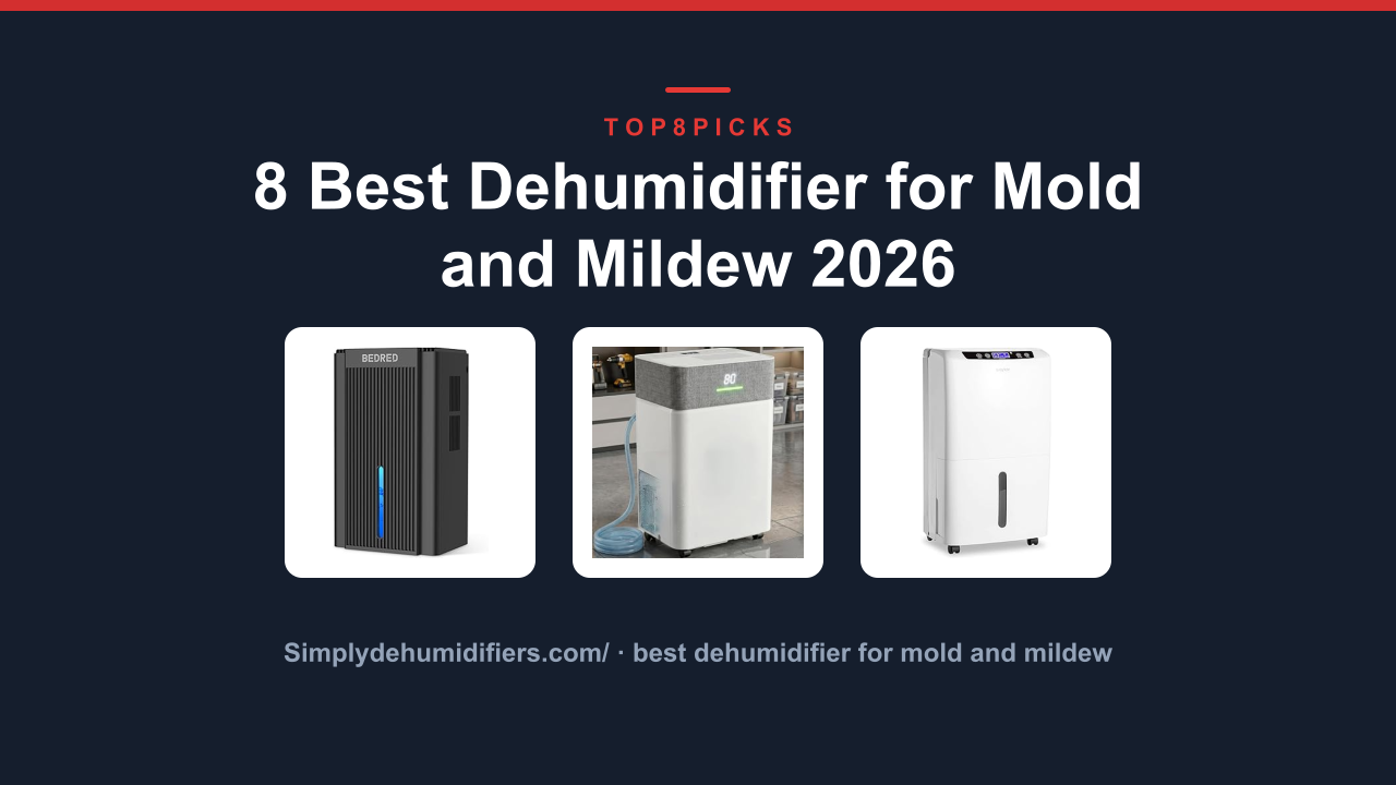 8 Best Dehumidifier for Mold and Mildew 2026