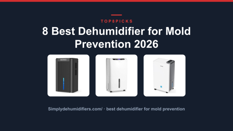 8 Best Dehumidifier for Mold Prevention 2026