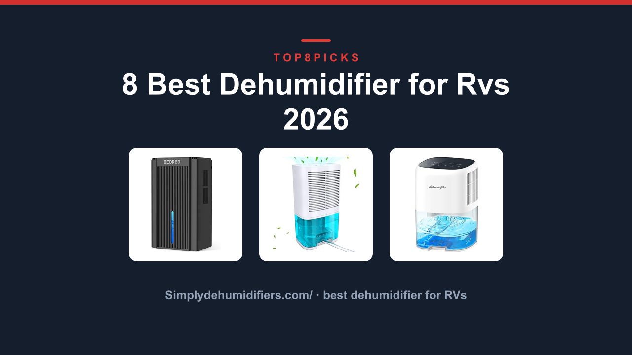 8 Best Dehumidifier for Rvs 2026