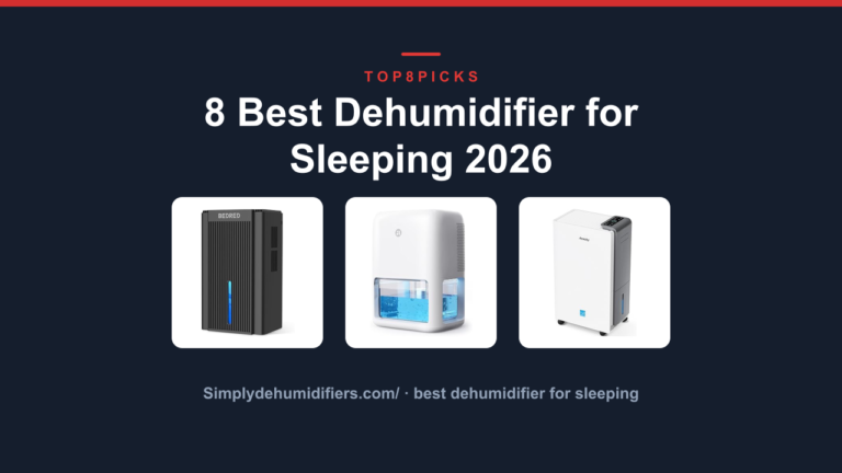 8 Best Dehumidifier for Sleeping 2026