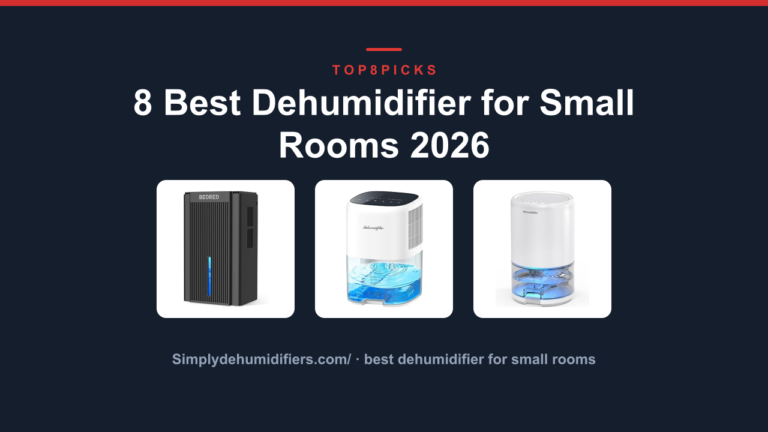 8 Best Dehumidifier for Small Rooms 2026