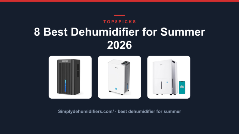 8 Best Dehumidifier for Summer 2026