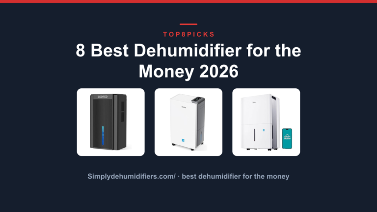 8 Best Dehumidifier for the Money 2026