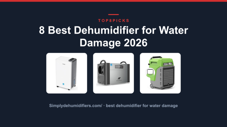 8 Best Dehumidifier for Water Damage 2026