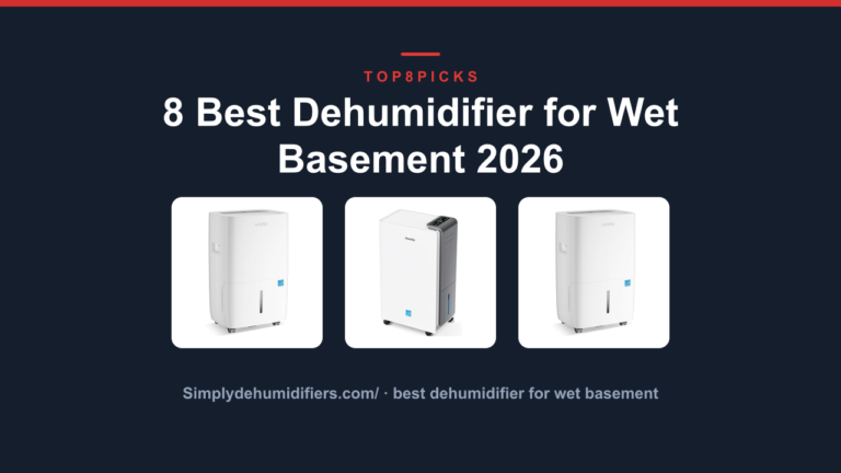 8 Best Dehumidifier for Wet Basement 2026