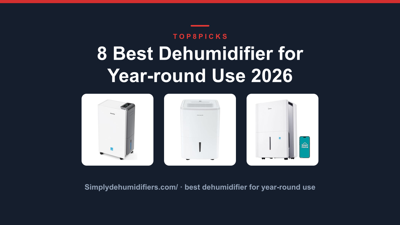 8 Best Dehumidifier for Year-round Use 2026