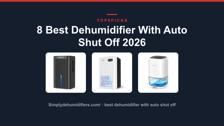 8 Best Dehumidifier With Auto Shut Off 2026