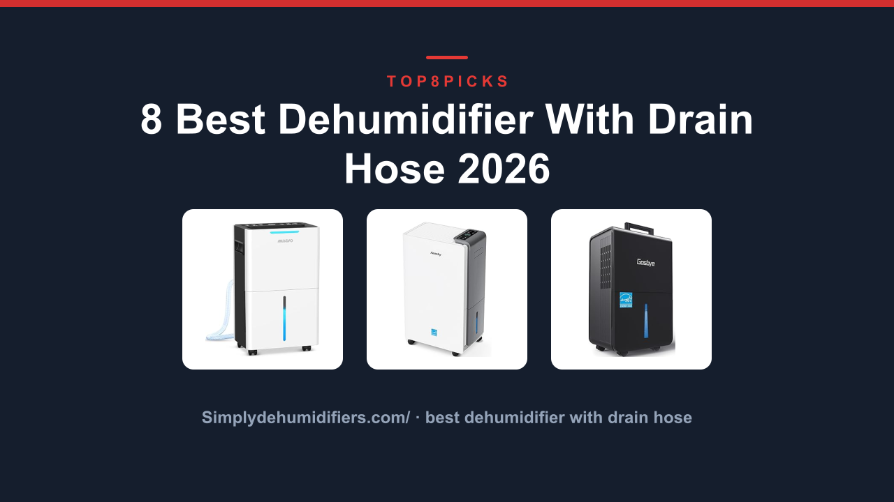 8 Best Dehumidifier With Drain Hose 2026