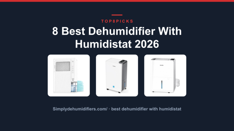 8 Best Dehumidifier With Humidistat 2026