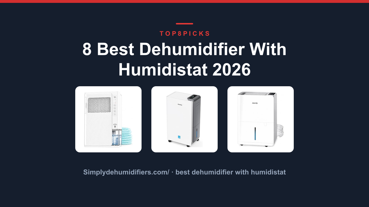 8 Best Dehumidifier With Humidistat 2026