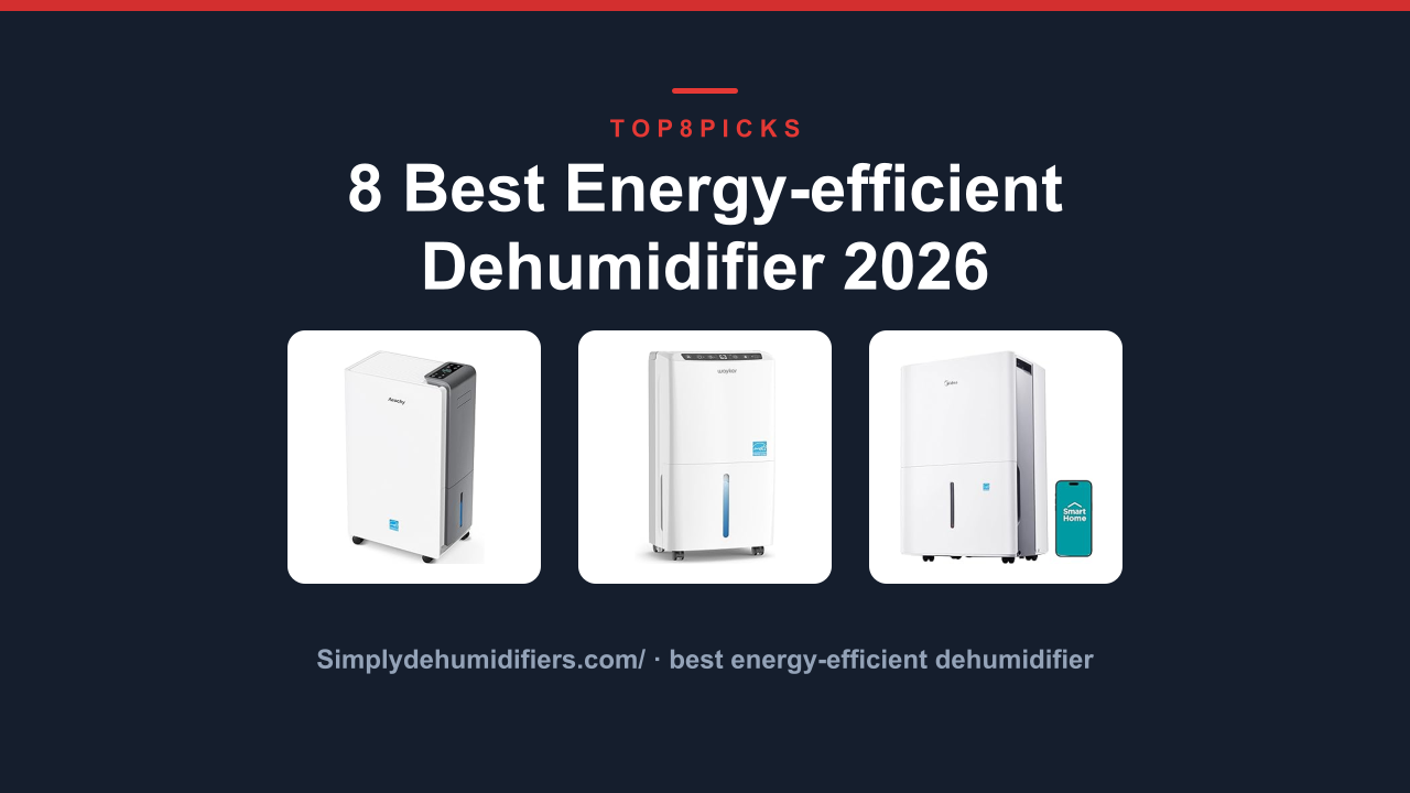8 Best Energy-efficient Dehumidifier 2026