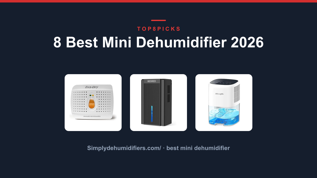 8 Best Mini Dehumidifier 2026