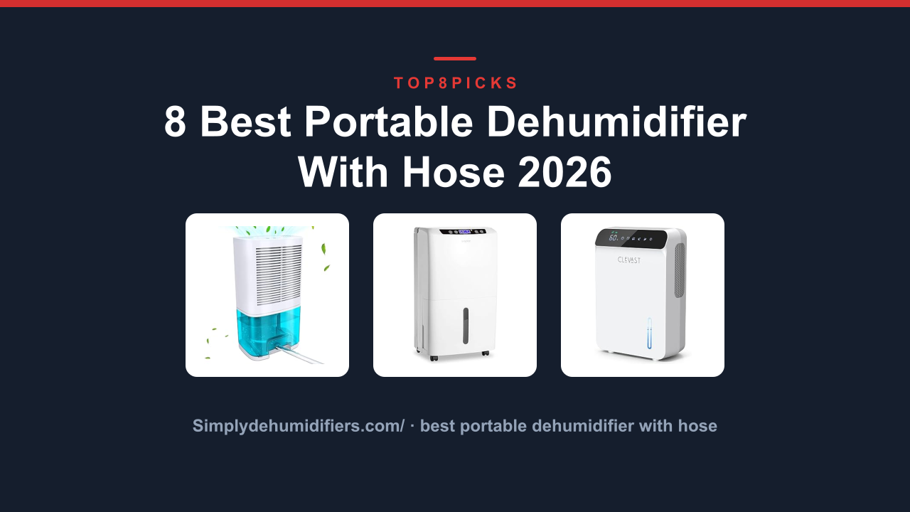 8 Best Portable Dehumidifier With Hose 2026