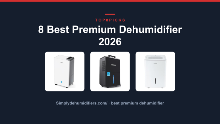 8 Best Premium Dehumidifier 2026