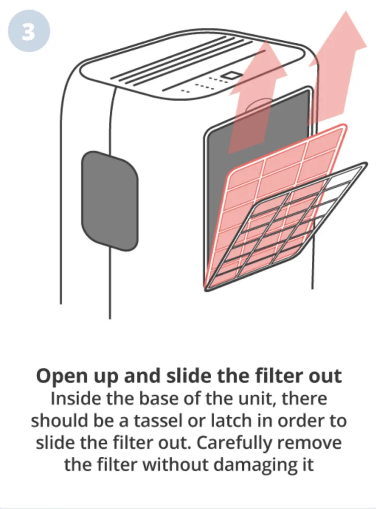 air filter and bucket