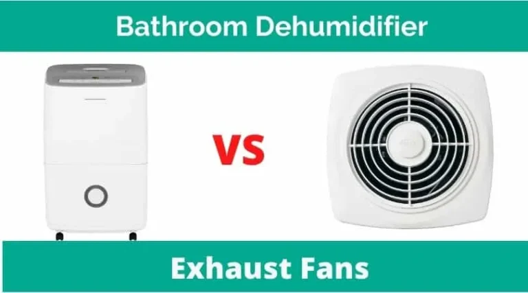 can a dehumidifier replace a bathroom fan