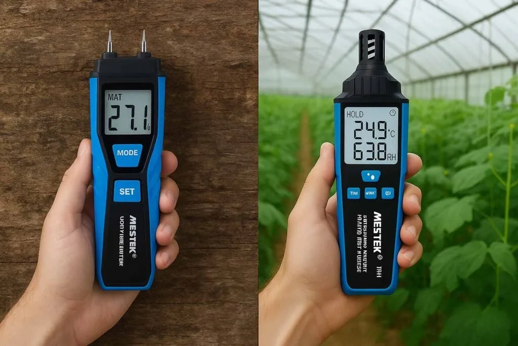 can a hygrometer detect moisture
