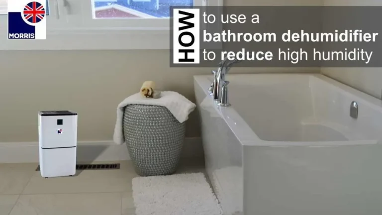 can you put a dehumidifier near a shower