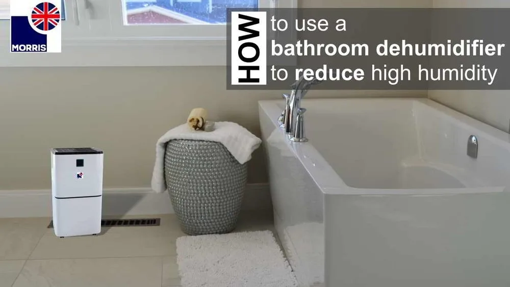 can you put a dehumidifier near a shower