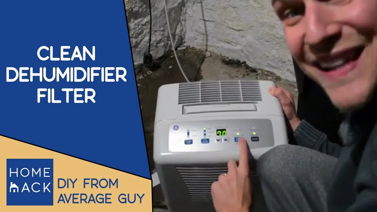 cleaning dehumidifier filter