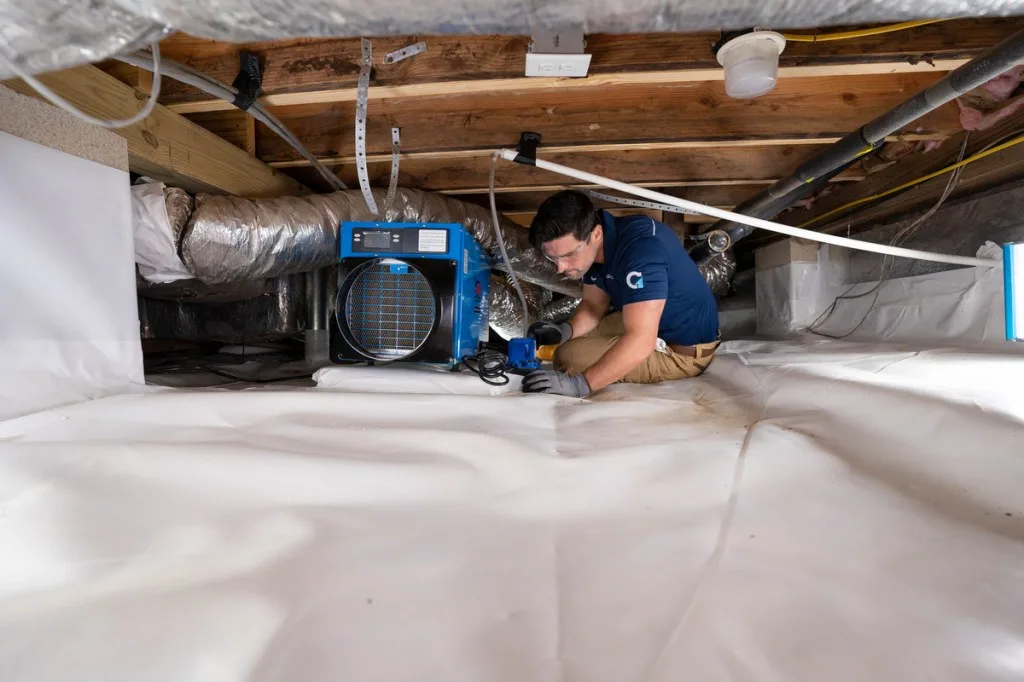 crawl space humidity level