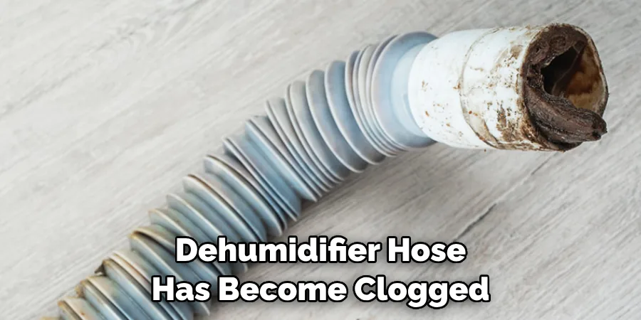 dehumidifier drain hose slime