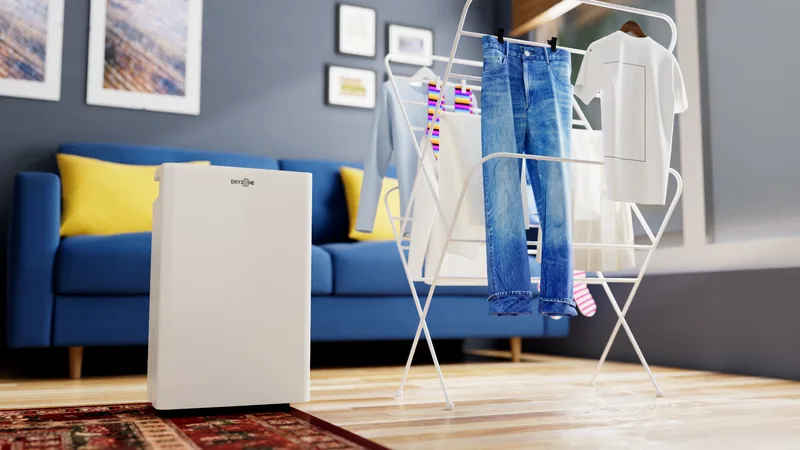 dehumidifier fan combo setup